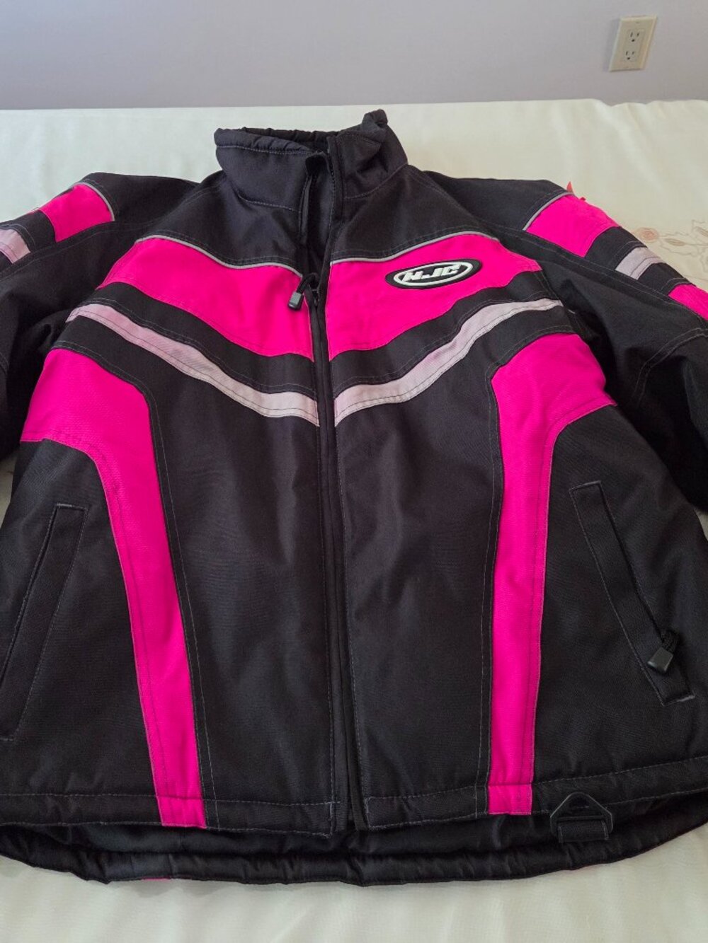 HJC Snowmobile Gear Storm Black and Pink Jacket